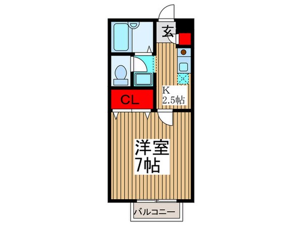 パレスフェオの物件間取画像